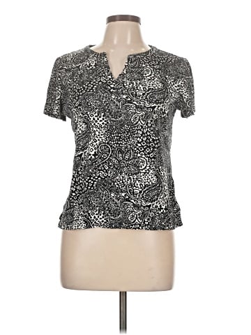 Jones New York Signature Short Sleeve Blouse (view 1)