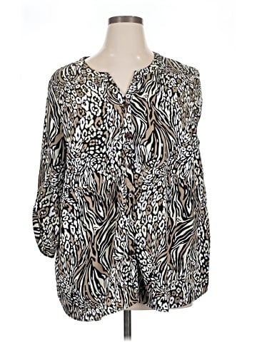 Catherines 3/4 Sleeve Blouse (view 1)