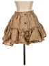 Eberjey 100% Linen Solid Tan Casual Skirt Size S - photo 1