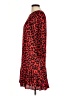 Ann Taylor 100% Polyester Animal Print Red Casual Dress Size 6 - photo 5
