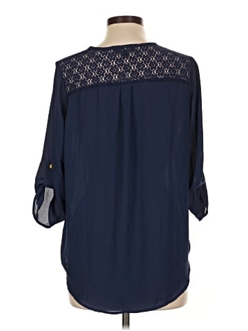papermoon designed exclusively for Stitch Fix 3/4 Sleeve Blouse (view 2)