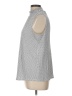 Adrianna Papell Silver Sleeveless Blouse Size L - photo 5