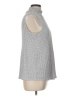 Adrianna Papell Silver Sleeveless Blouse Size L - photo 4