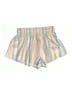 BCBGMAXAZRIA Stripes Silver Shorts Size L - photo 1