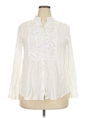 3x1 Long Sleeve Blouse (view 1)