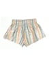 BCBGMAXAZRIA Stripes Silver Shorts Size L - photo 2