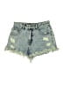 Shein Blue Denim Shorts Size M - photo 1
