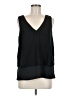 Banana Republic 100% Polyester Black Sleeveless Blouse Size M - photo 1