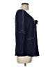 MONORENO 100% Rayon Blue Long Sleeve Blouse Size L - photo 4