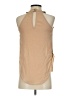 Bebe 100% Polyester Tan Sleeveless Blouse Size XXS - photo 2