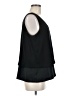 Banana Republic 100% Polyester Black Sleeveless Blouse Size M - photo 4