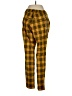 Hot Topic Plaid Yellow Casual Pants Size S - photo 2