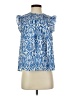 Assorted Brands Blue Sleeveless Blouse Size S - photo 1