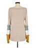 Bibi Color Block Tan Pullover Sweater Size M - photo 2