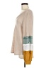 Bibi Color Block Tan Pullover Sweater Size M - photo 5