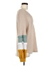 Bibi Color Block Tan Pullover Sweater Size M - photo 4