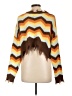 Just Polly 100% Acrylic Chevron-herringbone Brown Pullover Sweater Size L - photo 2
