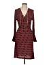 MICHAEL Michael Kors Print Orange Cocktail Dress Size L - photo 1