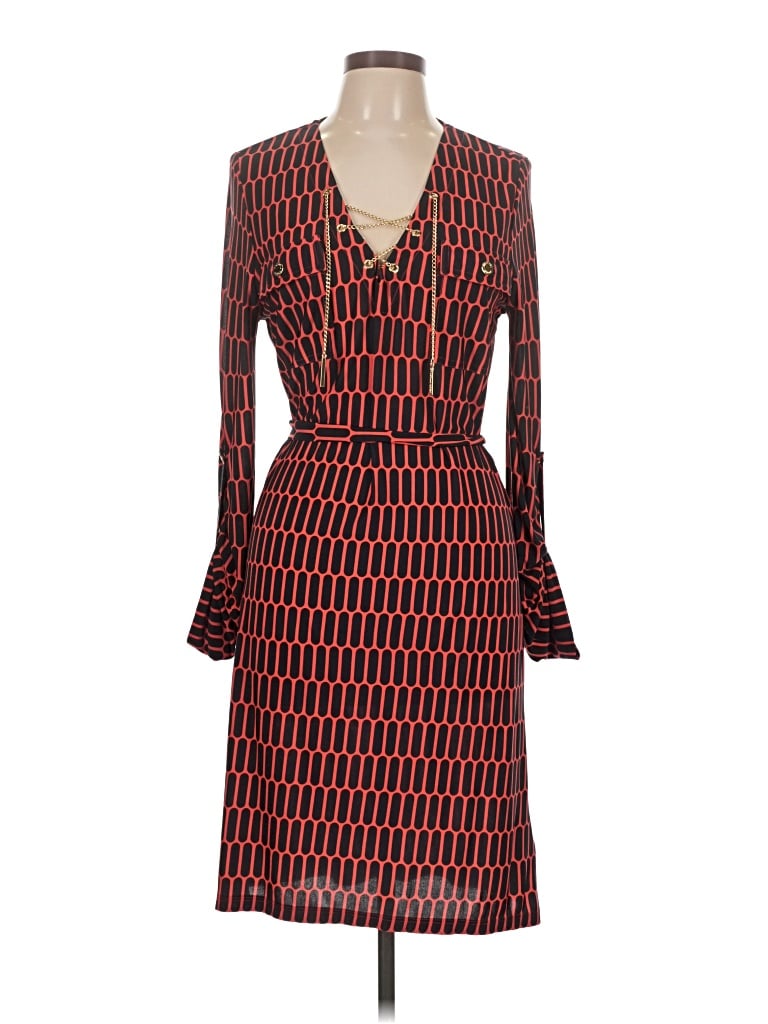 Pre-owned Michael Michael Kors Cocktail Dress In Orange