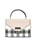 MICHAEL Michael Kors Checkered-gingham Ivory Satchel One size - photo 1