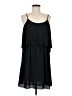 Mossimo 100% Polyester Solid Black Casual Dress Size M - photo 1