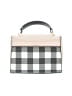 MICHAEL Michael Kors Checkered-gingham Ivory Satchel One size - photo 3