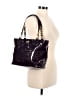 Coach 100% Leather Black Purple Leather Tote One size - photo 2