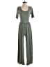 West Kei Solid Green Jumpsuit Size S - photo 1