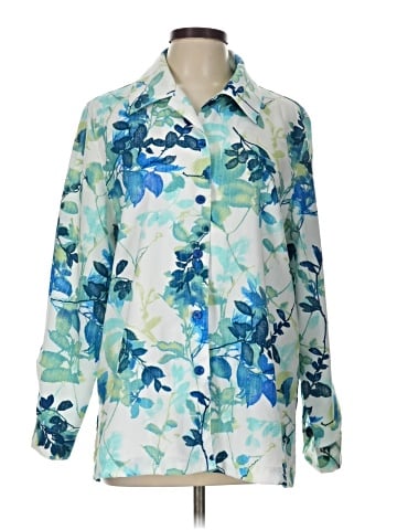 Draper's & Damon's Long Sleeve Blouse (view 1)