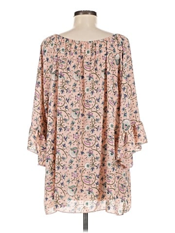 The ZigZag Stripe 3/4 Sleeve Blouse (view 2)