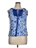 Rafaella 100% Cotton Blue Sleeveless Blouse Size XL - photo 1