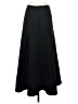 Uniqlo 100% Polyester Solid Black Formal Skirt Size 4 - photo 2