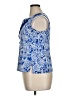Rafaella 100% Cotton Blue Sleeveless Blouse Size XL - photo 5