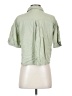 Zara Green 3/4 Sleeve Button-Down Shirt Size XS - photo 2