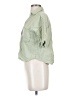 Zara Green 3/4 Sleeve Button-Down Shirt Size XS - photo 5