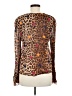 Unbranded Animal Print Brown Long Sleeve Blouse One size (estimated) - photo 2