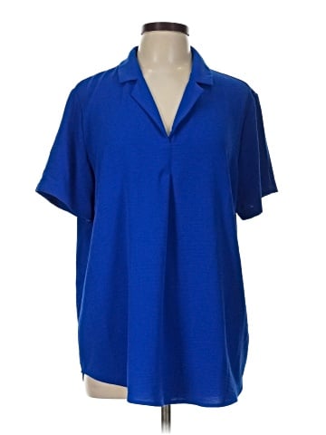 Hilary Radley Short Sleeve Blouse (view 1)