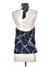 Zara Basic 100% Polyester Blue Sleeveless Blouse Size XS - photo 2