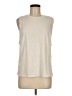 Fabletics Ivory Sleeveless T-Shirt Size M - photo 1