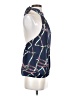 Zara Basic 100% Polyester Blue Sleeveless Blouse Size XS - photo 4