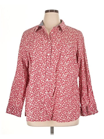 Tommy Hilfiger 3/4 Sleeve Button-Down Shirt (view 1)