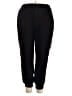 Emery Rose 100% Polyester Black Track Pants Size 3X (XXXL) - photo 1