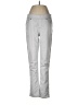 Earl Jean Solid Silver Casual Pants Size 8 - photo 1