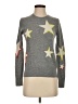 Banana Republic Stars Gray Wool Pullover Sweater Size XS - photo 1
