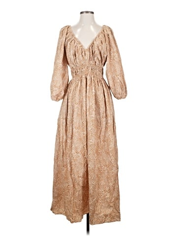Madewell V-Neck Balloon-Sleeve Maxi Dress (view 1)