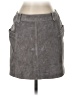 Blank NYC 100% Leather Gray Leather Skirt Size 26 waist - photo 1