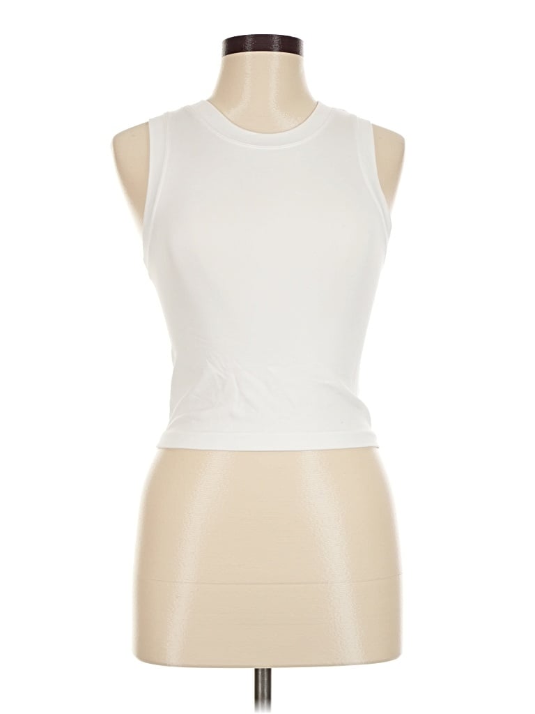 Pre-owned Moa Moa Sleeveless T-shirt In Ivory