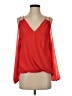 Naked Zebra 100% Polyester Red Sleeveless Blouse Size S - photo 1