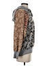 Easel Animal Print Gray Pullover Sweater Size S - photo 4