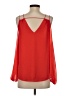 Naked Zebra 100% Polyester Red Sleeveless Blouse Size S - photo 2